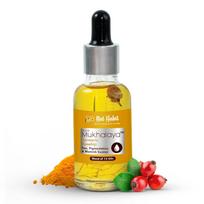 Nat Habit Turmeric Rosehip Mukhalaya Face Oil For Natural Skin Care Blemish Control And Tan Removal 13 Cold Pressed Oils 15ml