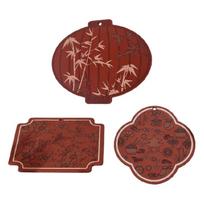 Table Protectors Nonslip Cup Pad Silicone Coasters Heat Resistant Surfaces Placemat with Cultural Pattern 1