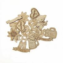 Oktoberfest Parties Craft Supplies Unpainted Wood Slices For Drink Labels Table Game And DIY Activities 1
