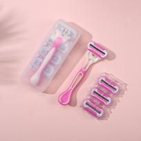 Women's Manual Shaving Kit, Reusable Body Groomer for Legs and Underarms, Hair Set One Size