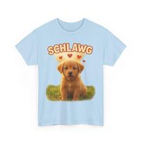SCHLAWG Cute Puppy Love, Pet Lover, Animal Adoption Support, Quality Wear, Fun Gift, Matching Family Love Dog Funny Meme Shirt | Unisex Tee S