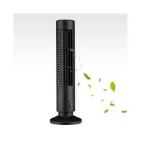 black New USB Tower Fan Bladeless Fan Tower Electric Fan