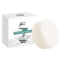 Toyama Goat Milk Lanolin Soap: Handmade Face Wash, Shampoo & Bathing Cleanser with Fine Foam