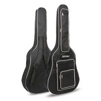 40/41 colio dvigubų dirželių gitaros krepšys 8 mm medvilnės storinimo kuprinė minkštas dėklas, daugiau kišenės