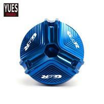 Motociklų priedai Variklio alyvos išleidimo kamštis Karterio veržlė Puodelio dangtelis Alyvos užpildymo dangtelis SUZUKI GSR 400 600 750 GSR400 GSR600 M Blue