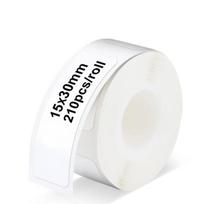 Etikečių juosta Terminio spausdinimo lipdukai 15x30mm 210 vnt./rulone Vandeniui atsparios etiketės Q31 Q30S Q30 D11 D30 D30S LI MI Q1 E1 etikečių spausdintuvams