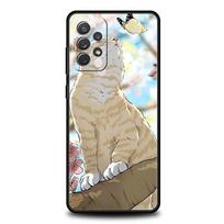 Fashion Lovely Cats Phone Case for Samsung Galaxy A51 A71 A21S A12 A11 A31 A52 A41 A32 A01 A23 A33 A53 A73 A03S A13 5G Cover Samsung A41 white