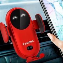 Išmanusis infraraudonųjų spindulių indukcinis automobilinis belaidis įkroviklis automobilinis oro kondicionierius Mobilusis telefonas greito įkrovimo stovas Automobiliniai priedai, biuro reikmenys, mokyklos reikmenys raudona