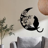 Katės Metalinė Sienos Art Dekoro Kūrinio Dekoracija Kabantis Ornamentas Parduotuvei Virš Lovos Style A