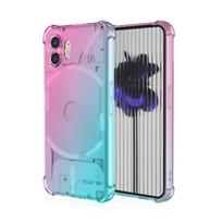 Smūgiams atsparus gradientinis silikoninis telefono dėklas, skirtas niekam Telefonui 3A 3Apro 2A Plus Permatomas silikoninis dangtelis, skirtas nieko telefonui 3A Pro for Nothing Phone 3A