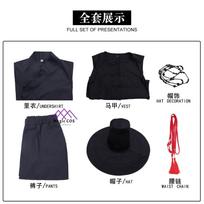 Top K-Pop: Demon Hunters Cosplay Costume Anime Saga Boys Role Play Clothes Black Uniform Outfit with Hat Adult Child Comic Con XS