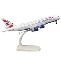 1/400 mastelis 20cm British Airways A380 modelinis lėktuvas Metaliniai žaisliniai lėktuvai Kolekcinė dovana Aviacijos kolekcinis lėktuvas