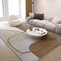 Japanese Wabi-Sabi Faux Cashmere Rug – Cool-Insulating, Water-Absorbent, Plush for Living Room, Bedroom, or Bedside Use 80x120cm
