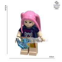 998-New product: KPop Demon Hunters Building Blocks, Rumi Assembly Model Doll, Building Blocks Toy S