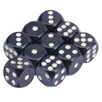 Acrylic 16mm Dices Colorful 6 Sided Dices Cubes with Dots Playings Square Block