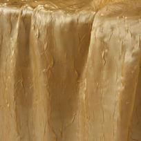 Golden Yellow Water Ripple Pleated Crepe Fabric Creative Three-dimensional Reflective Texture Fabric DIY Dress Stage Costume 100x115cm