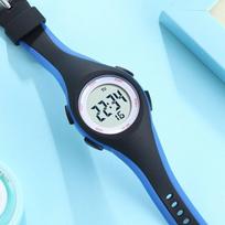 OHSEN Kids Sport Watches 50M Waterproof Blue Silicone Electronic Wristwatch Stopwatch Children Digital Watch For Boys Girls blue