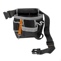 Waist Tool Bag with Adjustable Belt for Gardeners And DIY Projects pilka spalva