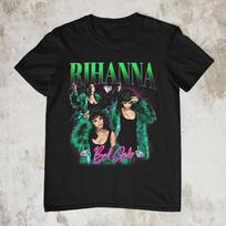 Rihanna Inspired 90's Style Shirt  Black Men All Size T-shirt Unisex T-Shirt XL
