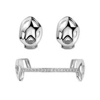 Multifuntional Fang Grillzs Unique Copper Mouth Jewelry Heart/Star Shape Costume Accessory Suitable for Role Playing sidabras