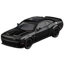 1/32 Dodge Challenger SRT Automobilio Modelis Lydinio Liejimo Simuliacija Hellcat Galingas Sportinis Automobilio Modelis Berniuko Žaislinis Automobilis Šventės Gimtadienio Dovana juoda