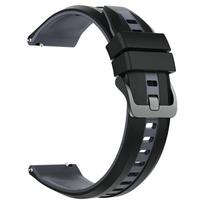 22mm Sports Silicone Strap For Garmin Venu 4 45mm 3 2 Vivoactive 4 Forerunner 570 47mm 265 255 Music Soft Bracelet Accessories 1Pcs 22mm juoda pilka spalva