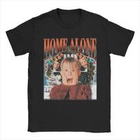 Retro Home Alone Aftershave Kevin T-Shirts for Men  Humorous 100% Cotton Tee Shirt Short Sleeve T Shirt Gift Idea Clothes S juoda