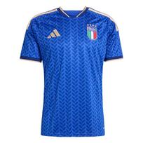adidas Vyriški Italijos 2026 m. Namų Replica Ryškiai Mėlynas trumpomis rankovėmis futbolo marškinėlis JL6937 S