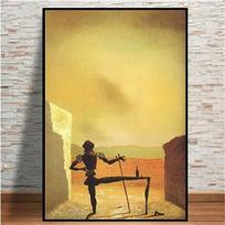 Classic Surrealist Wall Art Painter Salvador Dali HD Canvas Poster Print Living Room Bedroom Home Decor 21X30CMNo Framed