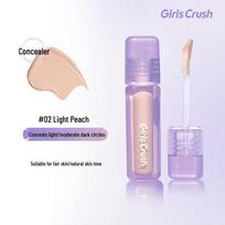 GirlsCrush Silk Velvet Concealer for Tear Troughs, Acne Scars, Dark Circles & Puffiness - Cream Face Brightener