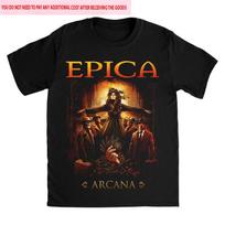 New Rare Epica Band Arcana Gift Funny Black S-5XL Unisex Shirt SN247 Unisex T-Shirt XXXL