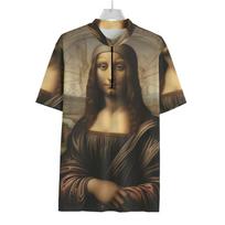 Mona Lisa Cycling Jersey: Renaissance Art Bike Shirt 2XL
