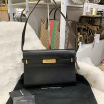 [Pre-Owned] YSL Manhattan Leather Crossbody Shoulder Bag - Excellent #O93NPB ONE SIZE