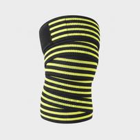 Elastic Knee Wraps Compression Straps Squats Training Knee Braces Knee Bandages  Bodybuilding geltona