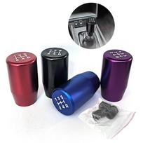 7cm Aluminum Alloy Universal 5 Speed Car Auto Gear Shift Knob For Manual Transmission Automatic Gear Level Universal violetinė