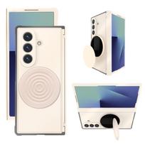 case for Samsung Z Fold 7 Circular invisible bracket anti fall protective cover Wireless Charging tough shell Anti-Fingerprint Galaxy Z Fold7 balta