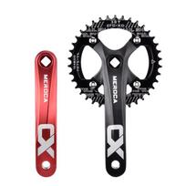 MEROCA Bicycle Crank Chainwheel 104BCD MTB Bike Crankset Aluminum Alloy with Bottom 170mm Crank Black 32/34/36/38/40/42T Plate Steel juoda
