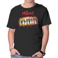 Unisex Crew Neck T-Shirt The Heroes Graphic Short Sleeve Casual Tee XS