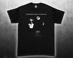 Men's and Women's T-shirts The Sisters of Mercy Floodland Unisex Black T-Shirt S-5XL Q751 L