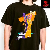 Men's and Women's T-shirts Kobe Bryant Slam Dunk Black Mamba Premium M