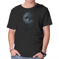 Unisex Crew Neck T-Shirt Ragnarok Moon Graphic Short Sleeve Casual Tee XXXL