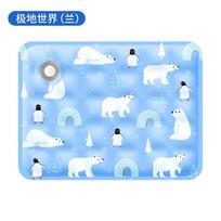 Pet Cooling Mat Water Filled Pad 500ml Capacity Portable Summer Ice Gel Mat for Dogs Cats Durable Leak Resistant Surface S