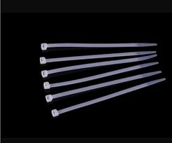 Nylon Cable Ties 3X200mm Pack of 100 Pieces Standard Width 2 5mm Self-Locking Fastening Straps for Organization and Securing Applications One Size