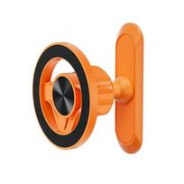 Adjustable Magnetic Phone Holder Strong Load Bearing Double-sided Magnetic Phone Mount  Gym oranžinė