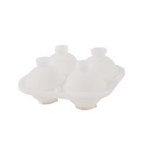 1Pc Silicone Round Ice Hockey Cube Trays Easy Release No Leakage For Cocktails Juice And Family Kitchen Parties balta