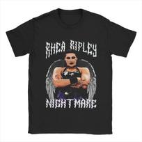 Rhea Riple WWE Cotton T-shirts Graphic Print S