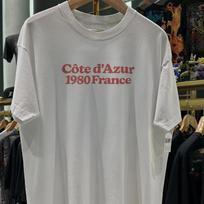 1980 Côte d’Azur France Promo T-Shirt White XXL S