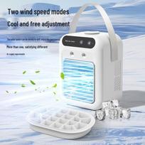 Blue Whale Joy USB Mini Desktop Air Cooler, Portable Quiet Fan for Office Dormitory, USB Powered balta