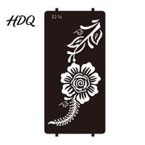 Vine Curly Grass Henna Reusable Indian Tattoo Stencils Mehndi Hand Painting Templates E