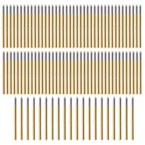 100pcs P125-B Test Probe 2.0mm Spring Test Detection Probe Pins Brass Pogo Pins auksas
